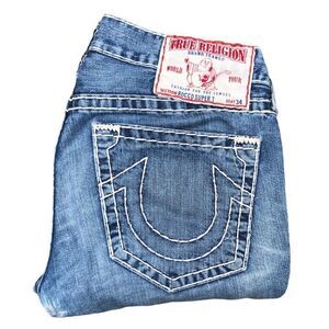 TRUE Religion Jeans Size 34 ROCCO SUPER T Blue